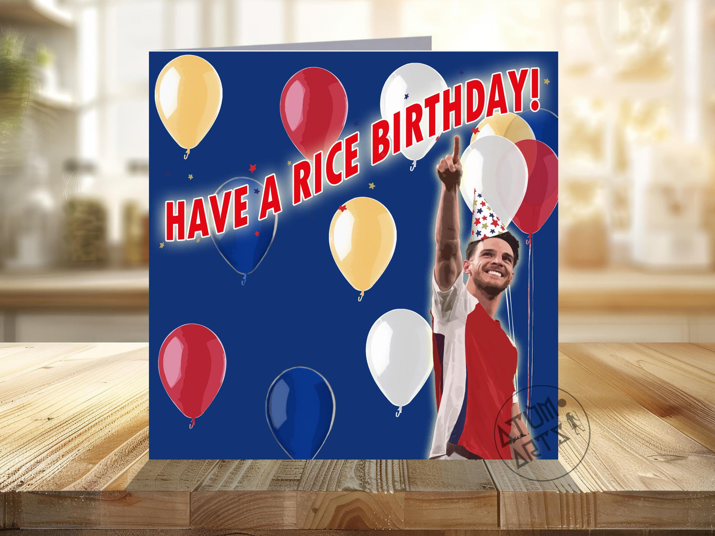 Declan Rice - Have a Rice Birthday Arsenal Birthday Card