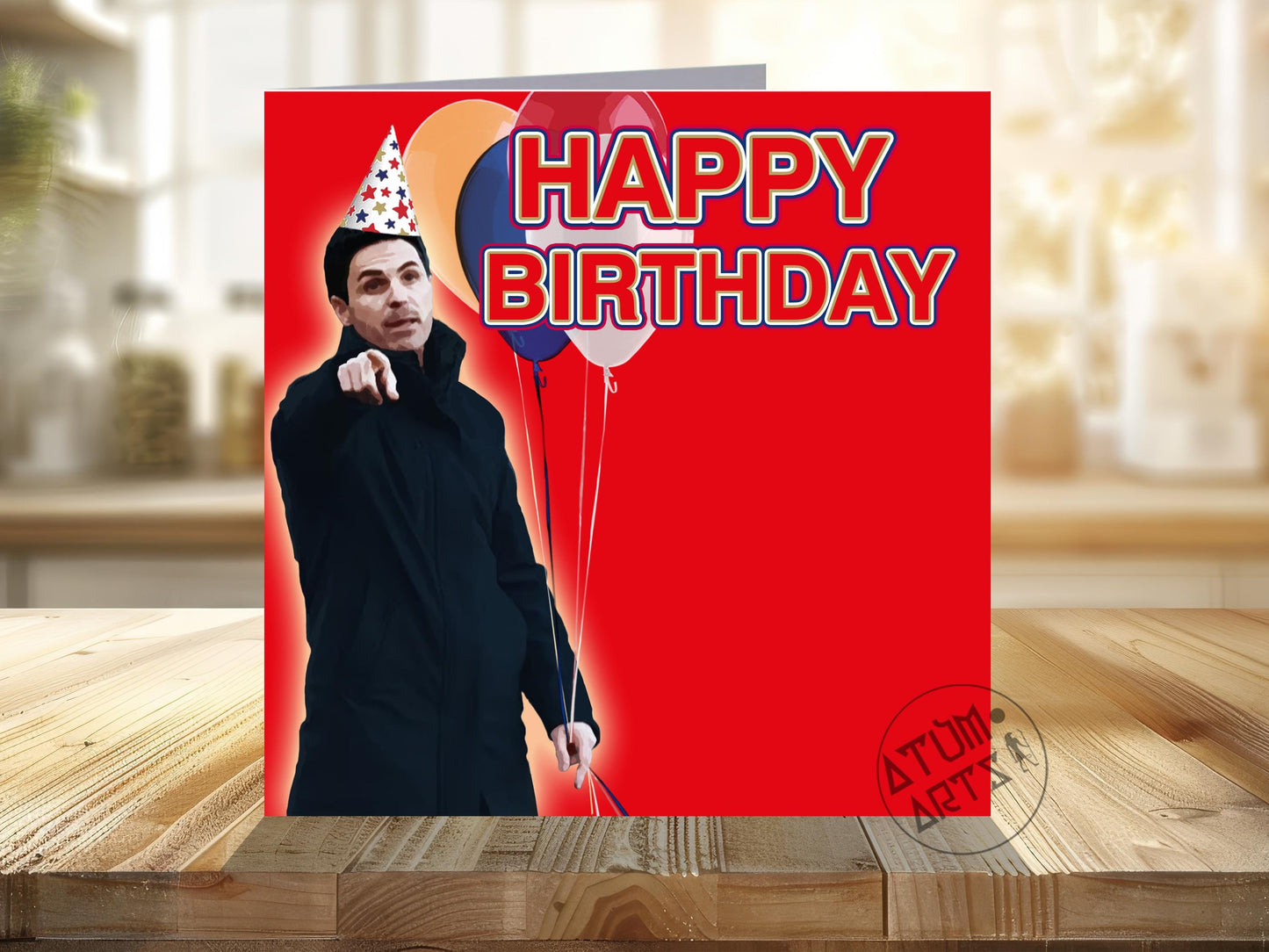 Mikel Arteta 'Happy Birthday To You!' Arsenal Birthday Card