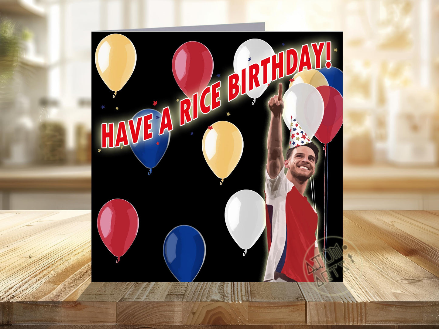 Declan Rice - Have a Rice Birthday Arsenal Birthday Card