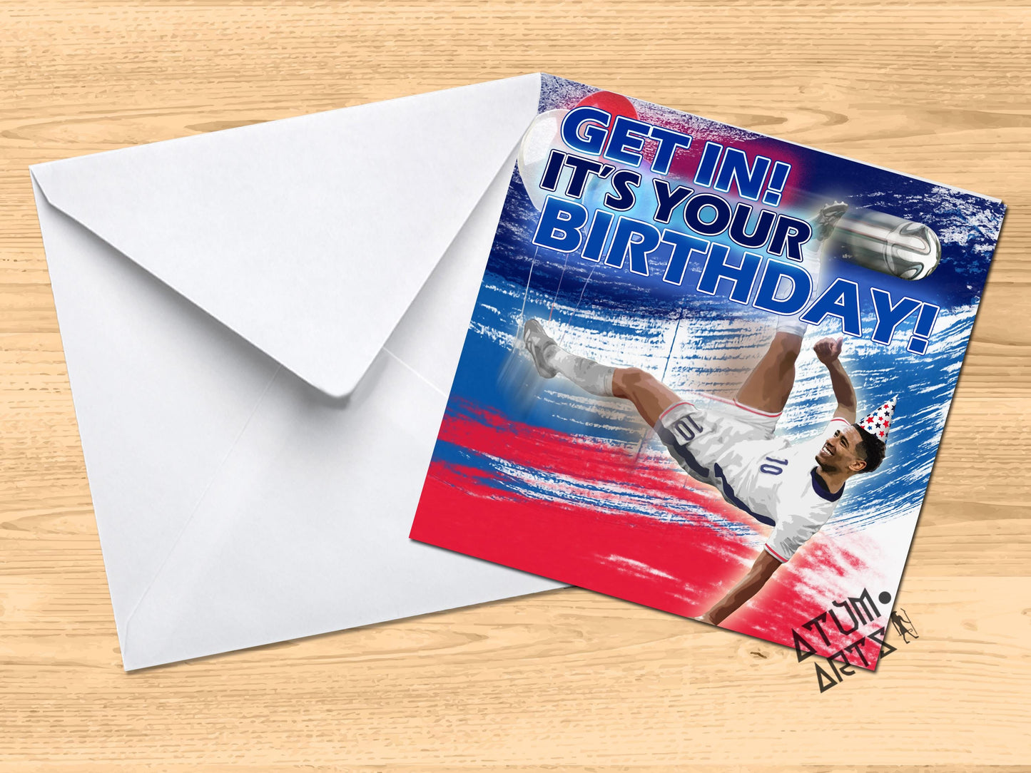 Jude Bellingham - "Get In! It's Your Birthday!" - England Happy Birthday Card