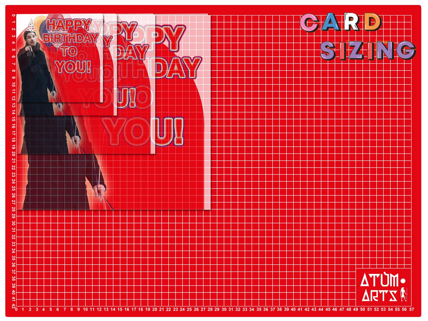 Mikel Arteta 'Happy Birthday To You!' Arsenal Birthday Card