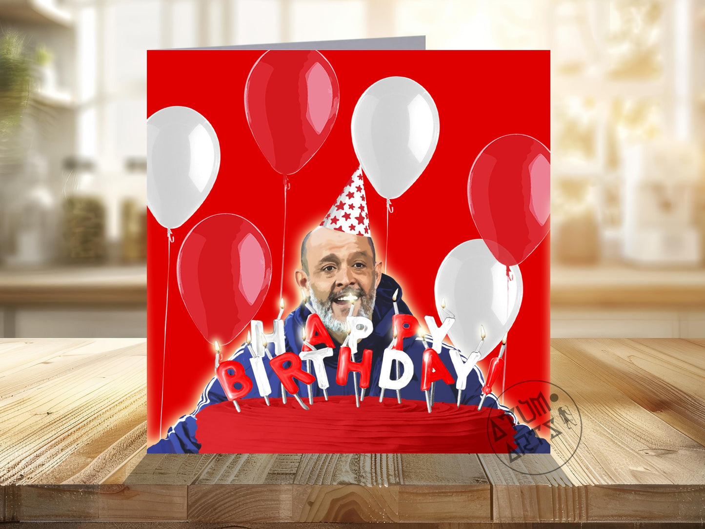 Nuno Espirito Santo Nottingham Forest Happy Birthday Card