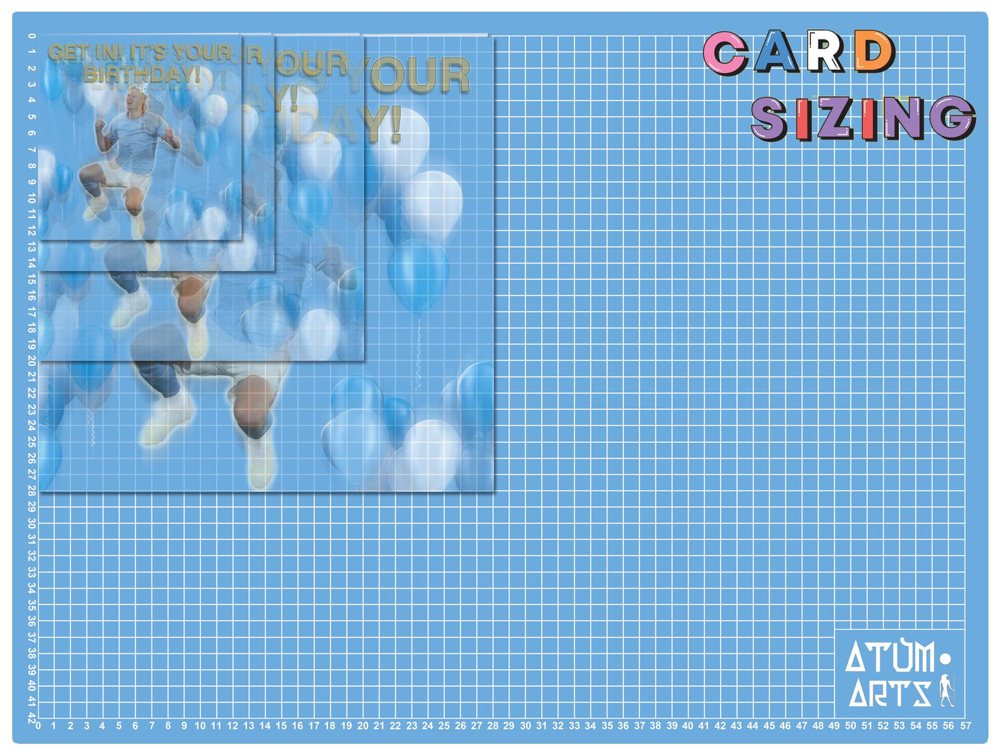 Erling Haaland Manchester City Happy Birthday Card - "Get In! It's Your Birthday!"