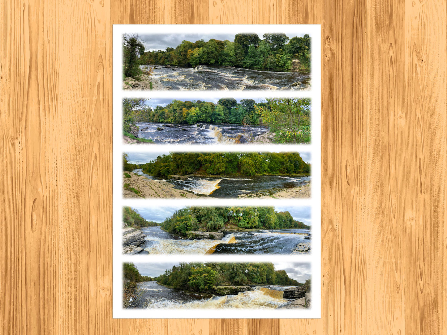 Aysgarth Falls - Scenic Panoramic Photography - A3 Print