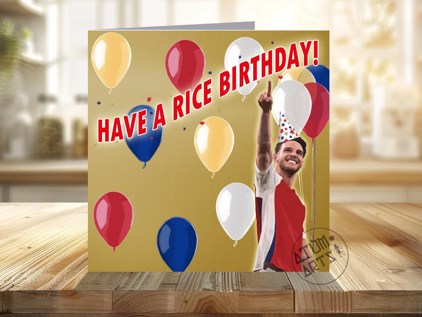 Declan Rice - Have a Rice Birthday Arsenal Birthday Card