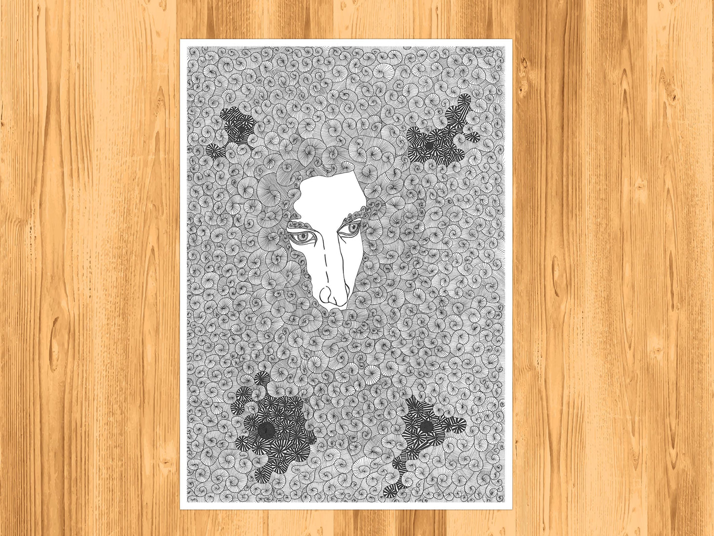 String Theory - Fine Art Print - Wall Art - Gallery Art - Contemporary Art - Modern Art - Abstract Detailed Drawing - Illustration Art