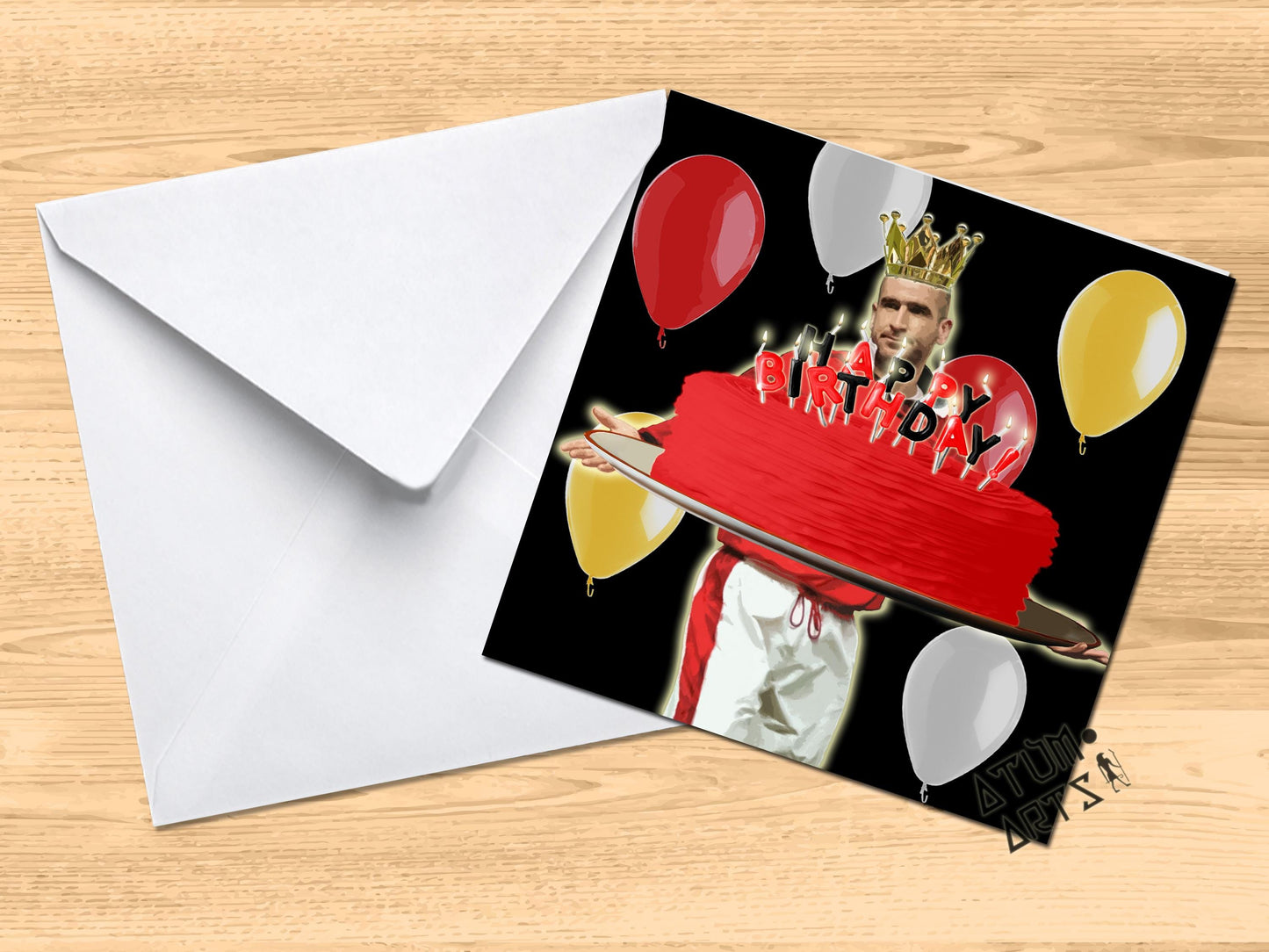 King Cantona! - Eric Cantona Man Utd Happy Birthday Card Multiple Card Designs