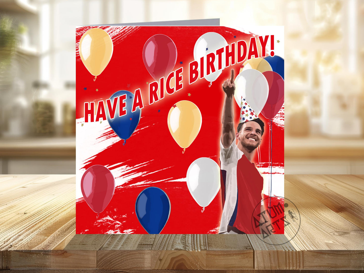 Declan Rice - Have a Rice Birthday Arsenal Birthday Card