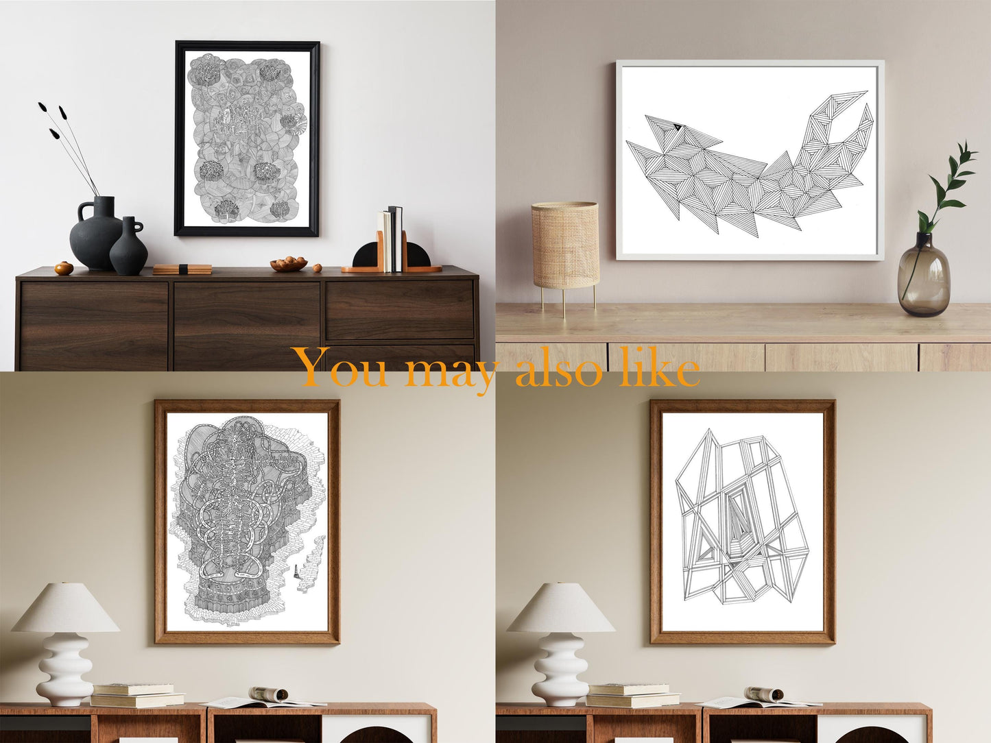 String Theory - Fine Art Print - Wall Art - Gallery Art - Contemporary Art - Modern Art - Abstract Detailed Drawing - Illustration Art