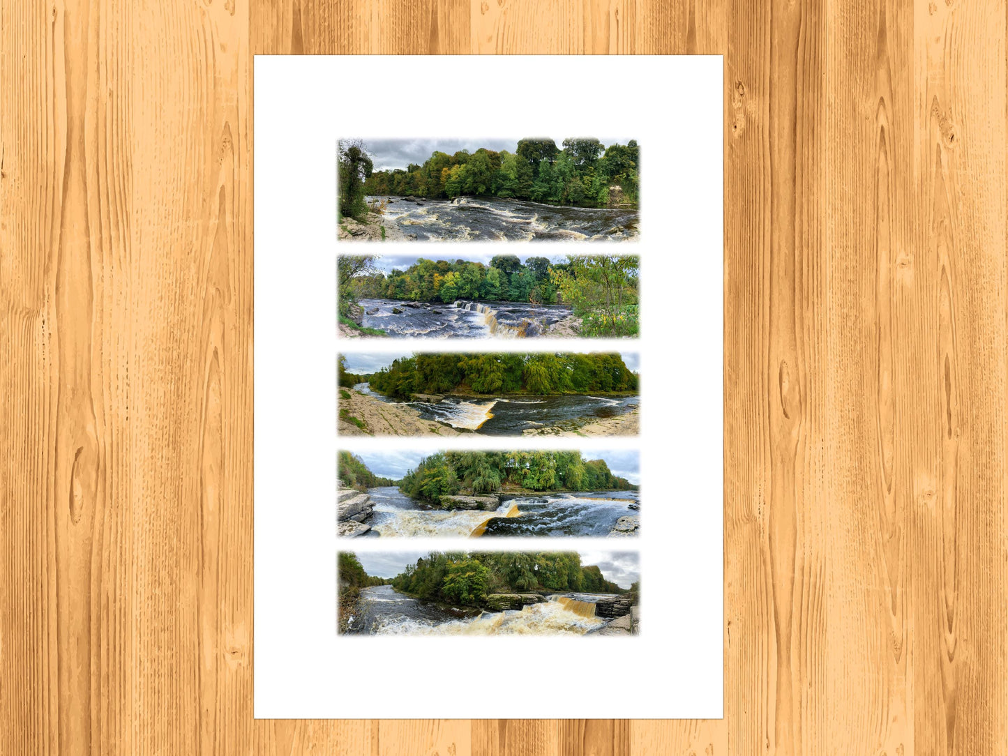 Aysgarth Falls - Scenic Panoramic Photography - A3 Print