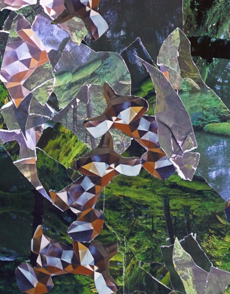 JoeKollArt - RESONATE – A3 Giclée print on satin fine art paper with archival inks. Collage - Original Artwork