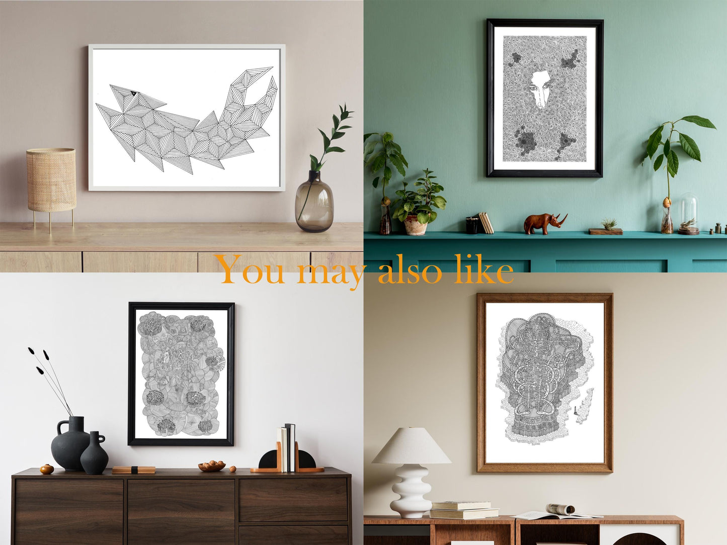 Euclidean Abstraction - Illustration Art - A3 Print