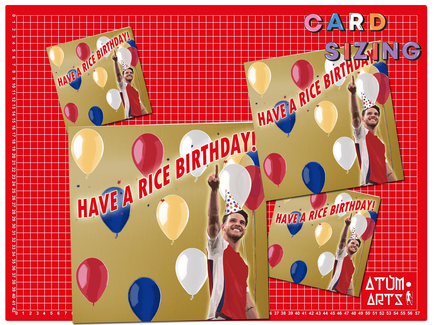 Declan Rice - Have a Rice Birthday Arsenal Birthday Card