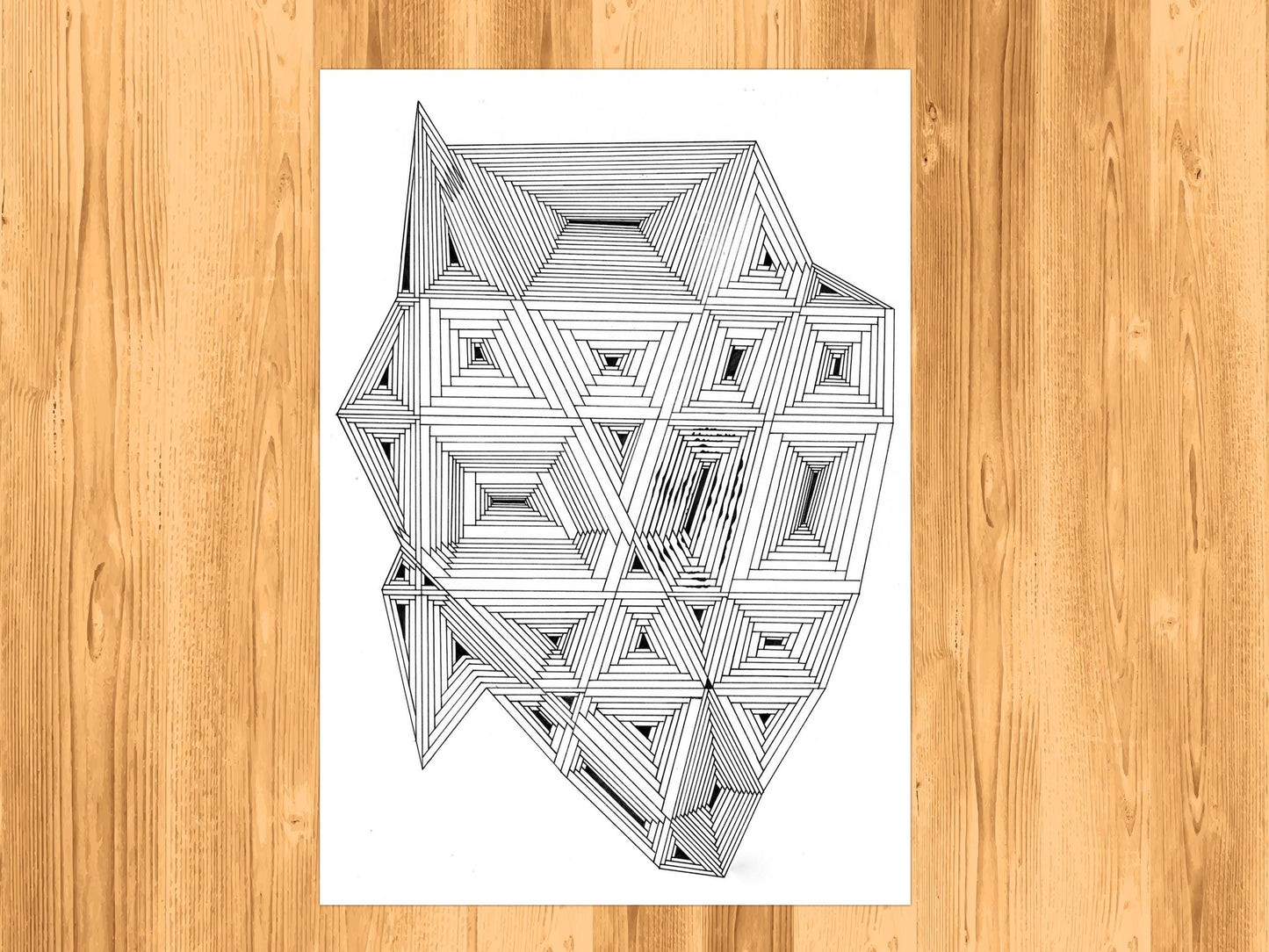 Dimensional Travel - Illustration Art - A3 Print