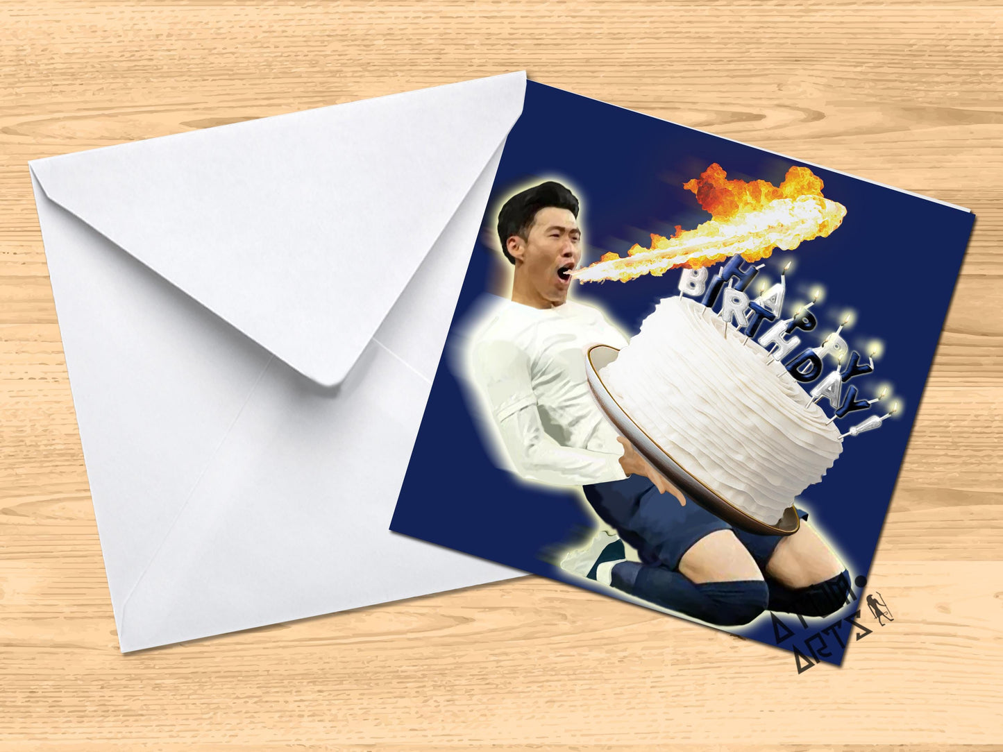 Sonny/Son Heung-min Tottenham Hotspur Happy Birthday Card