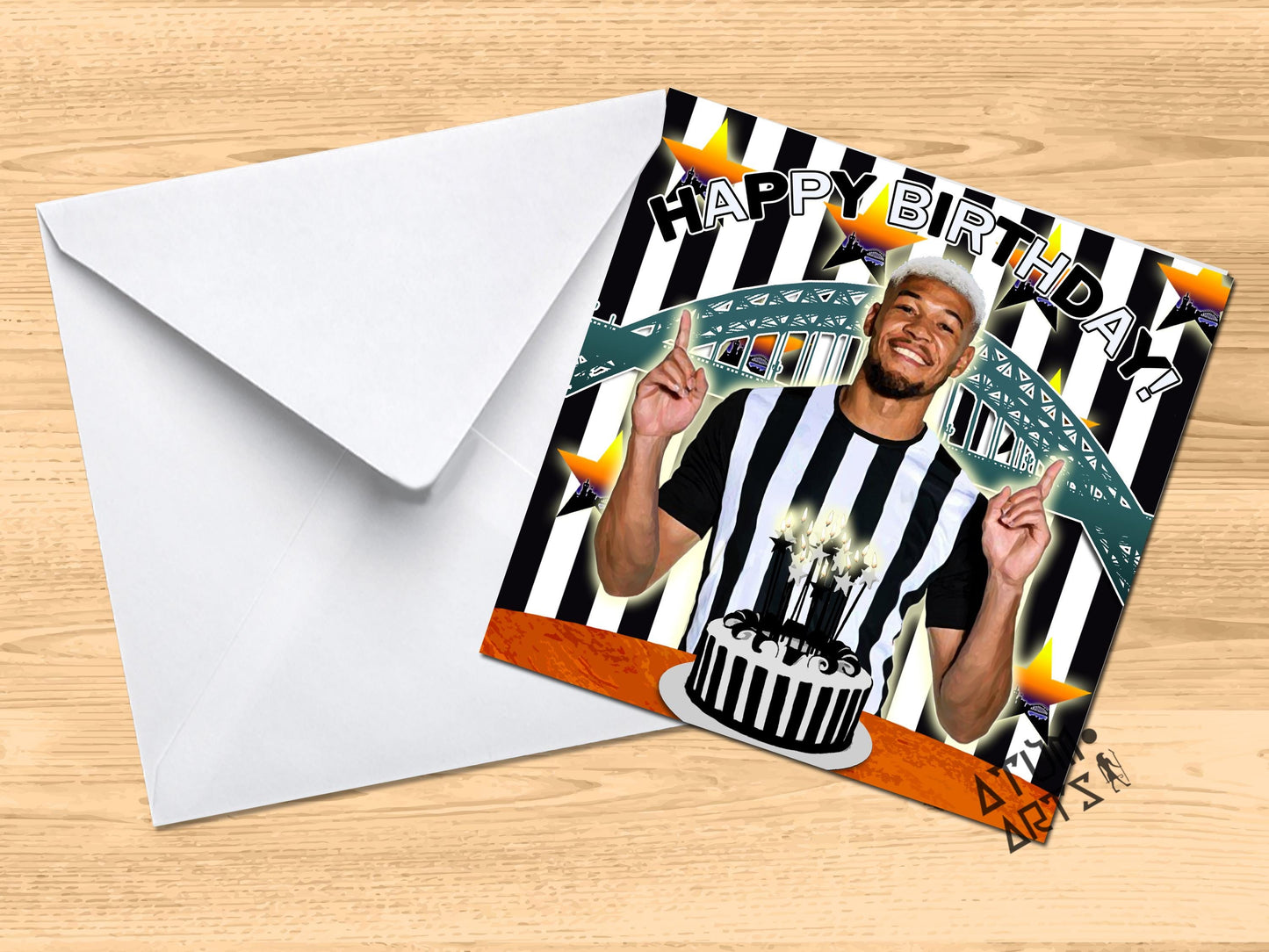 Joelinton - Newcastle United Happy Birthday Card
