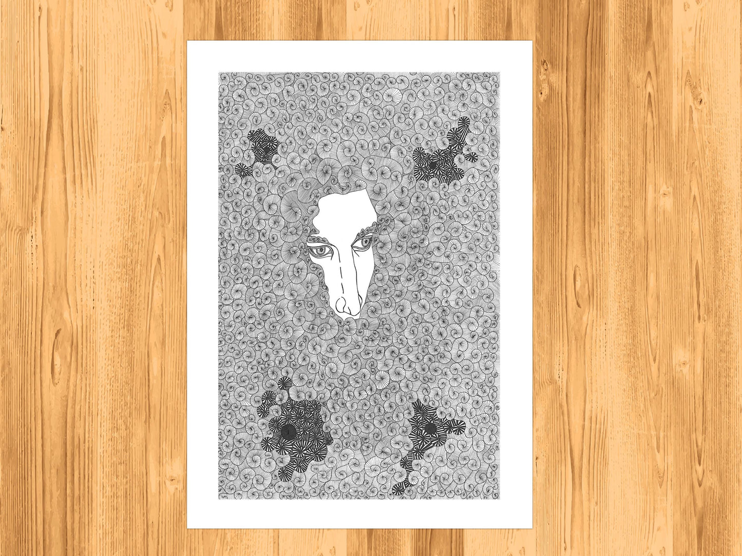 String Theory - Fine Art Print - Wall Art - Gallery Art - Contemporary Art - Modern Art - Abstract Detailed Drawing - Illustration Art