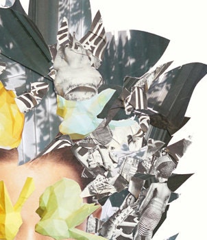 JoeKollArt - MORNING LIGHT - A3 Giclée print on satin fine art paper with archival inks. Collage - Original Artwork