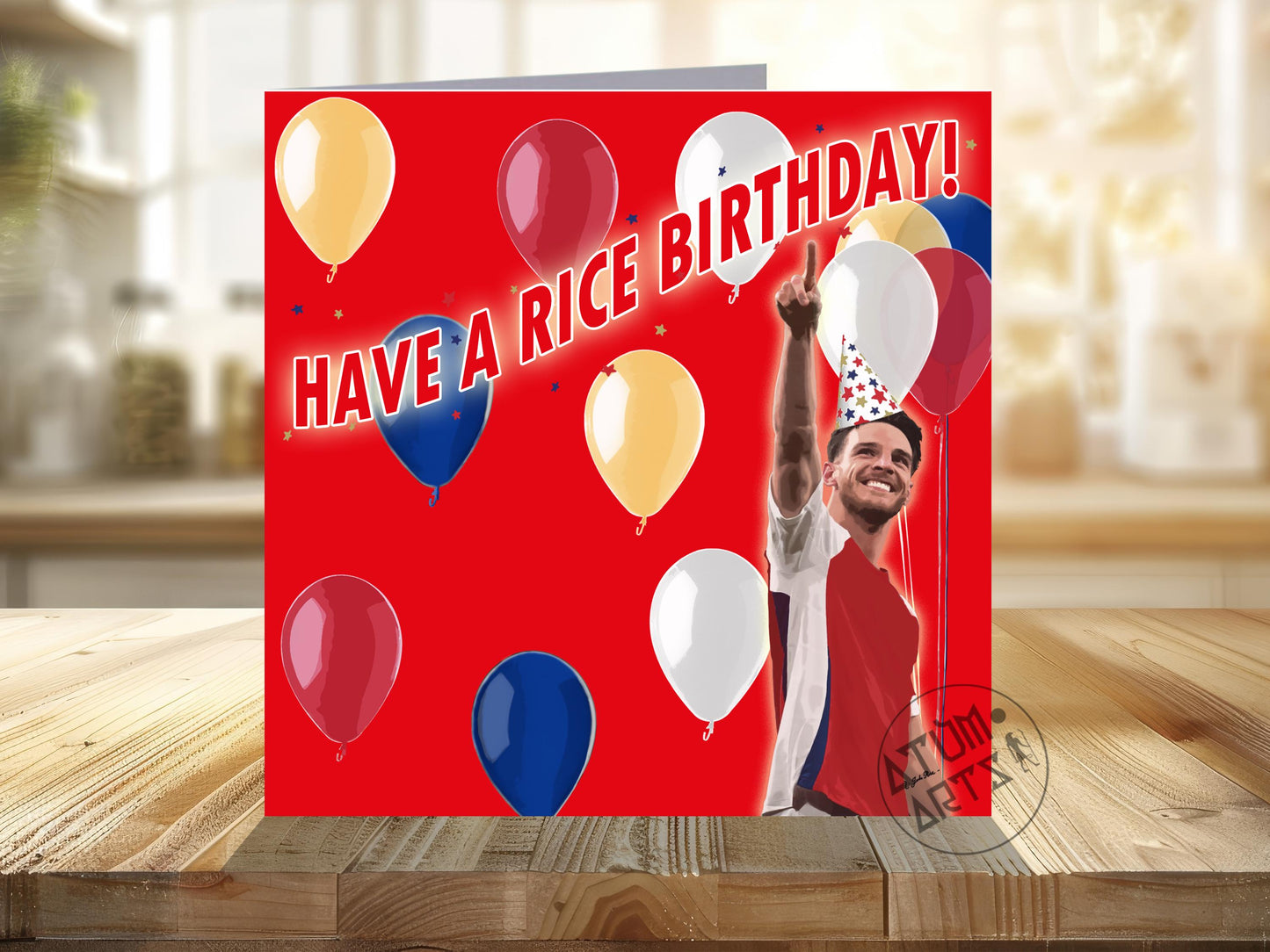 Declan Rice - Have a Rice Birthday Arsenal Birthday Card