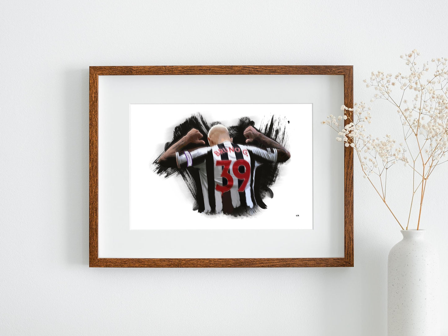 Bruno Guimaraes Newcastle United Illustration