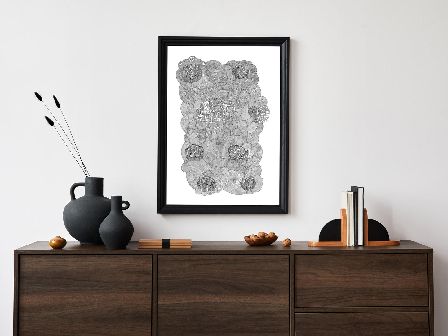 Megacities - Fine Art Print - Wall Art - Gallery Art - Contemporary Art - Modern Art - Abstract Detailed Drawing - Illustration Art