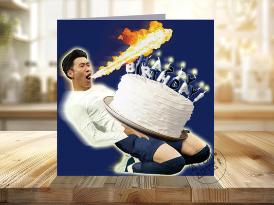 Sonny/Son Heung-min Tottenham Hotspur Happy Birthday Card