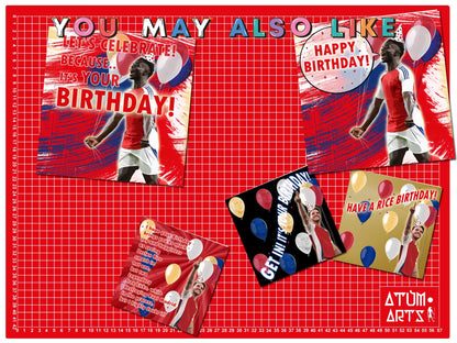 Mikel Arteta 'Happy Birthday To You!' Arsenal Birthday Card