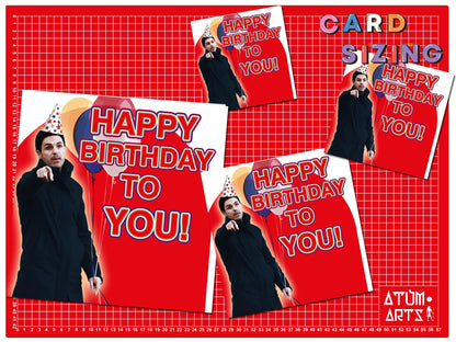 Mikel Arteta 'Happy Birthday To You!' Arsenal Birthday Card