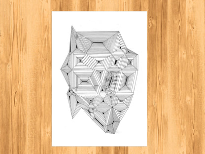 Dimensional Travel - Illustration Art - A3 Print