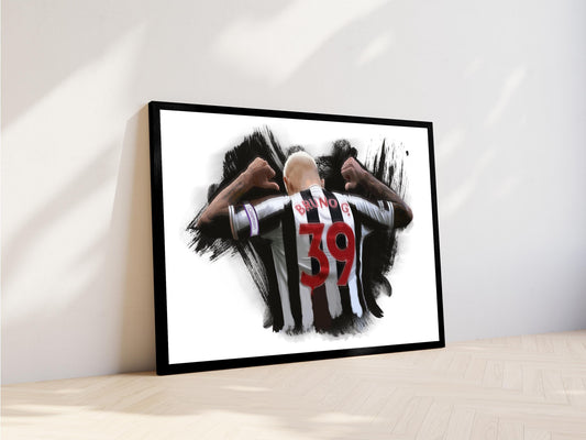 Bruno Guimaraes Newcastle United Illustration