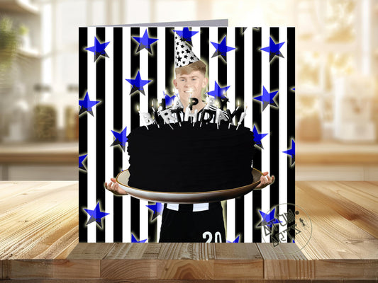 Lewis Hall Newcastle United Happy Birthday Card