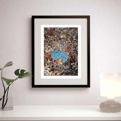 JoeKollArt - Pool Side  - A3 Giclée print on satin fine art paper with archival inks. Collage - Original Artwork