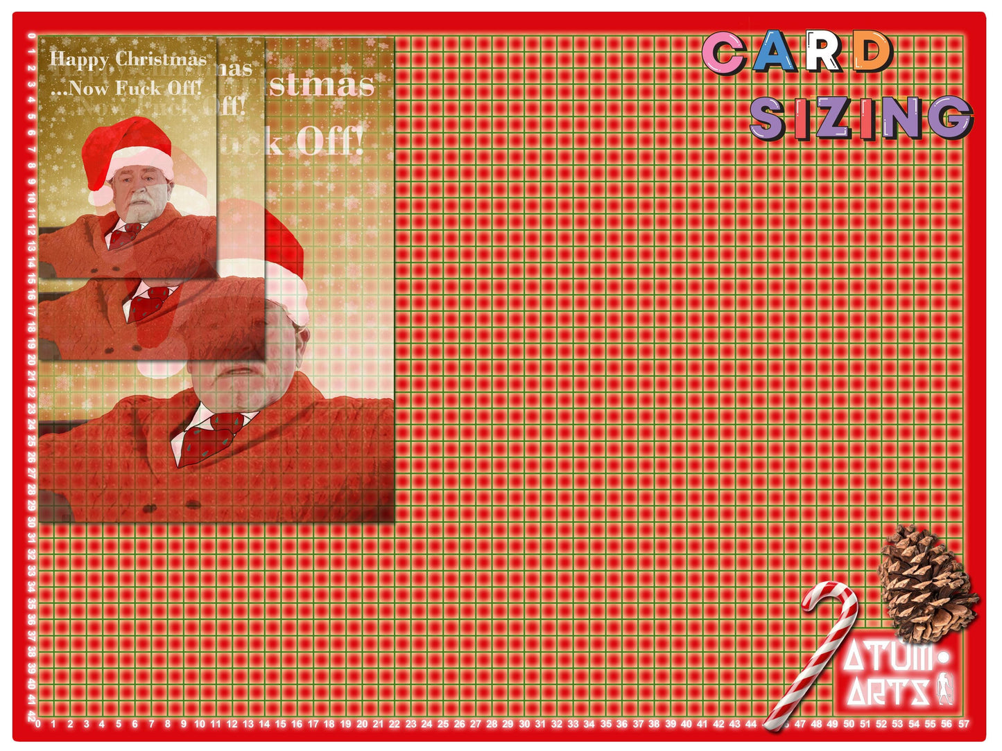 Happy Christmas ...Now Fuck Off! - Logan Roy - Succession Christmas Card - Brian Cox - Available in 9 unique colours