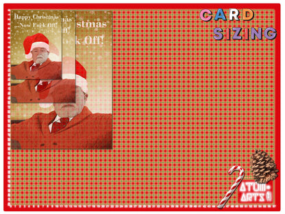 Happy Christmas ...Now Fuck Off! - Logan Roy - Succession Christmas Card - Brian Cox - Available in 9 unique colours