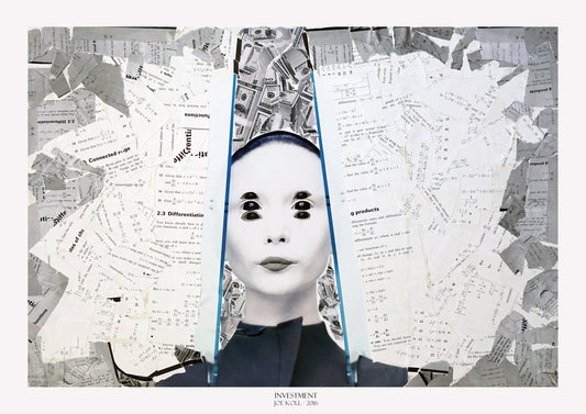 JoeKollArt - Investment - A3 Giclée print on satin fine art paper with archival inks. Collage - Original Artwork