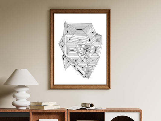 Dimensional Travel - Illustration Art - A3 Print