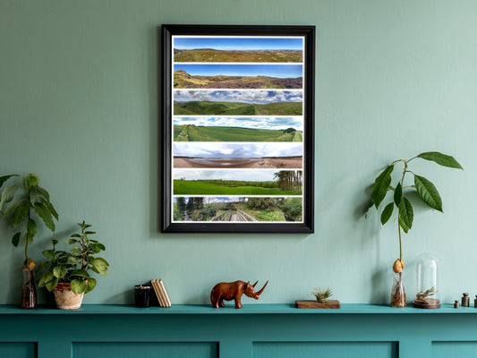 Northumberland Wilds - Scenic Panoramic Photography - A3 Print