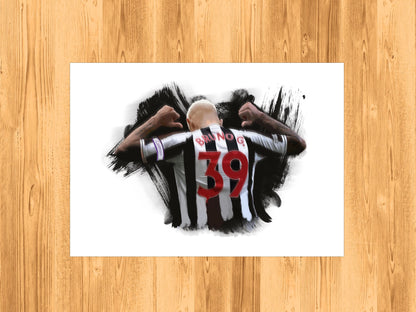 Bruno Guimaraes Newcastle United Illustration