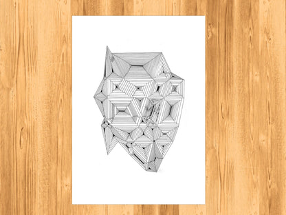 Dimensional Travel - Illustration Art - A3 Print