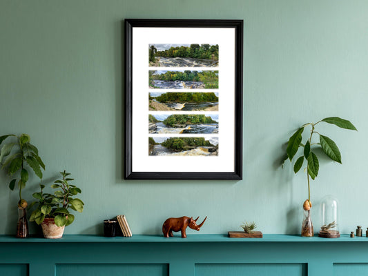 Aysgarth Falls - Scenic Panoramic Photography - A3 Print