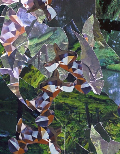 JoeKollArt - RESONATE – A3 Giclée print on satin fine art paper with archival inks. Collage - Original Artwork