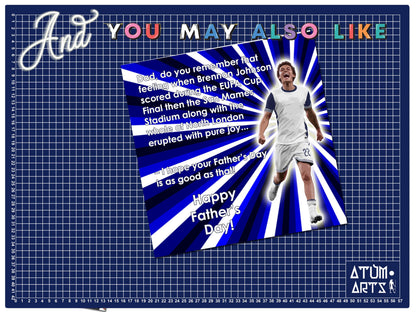 Brennan Johnson Tottenham EUFA Cup Winners Happy Birthday Card - I hope your birthday brings you as much joy and happiness as seeing....
