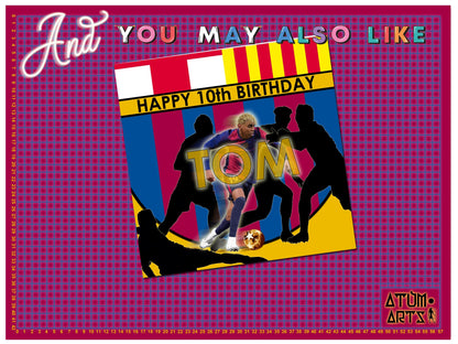Lamine Yamal Barcelona Customizable Get Well Soon Card - Add name - Inspirational Get Well Soon Card for A Football Fan / Football Player