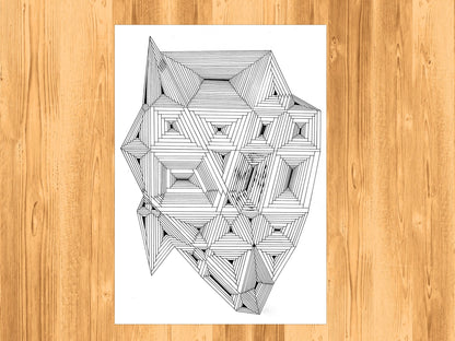 Dimensional Travel - Illustration Art - A3 Print