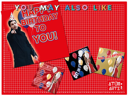 Bukayo Saka Arsenal Happy Birthday Card "Happy Birthday!", or "Let's Celebrate! Because... It's Your Birthday! Multiple Card Designs