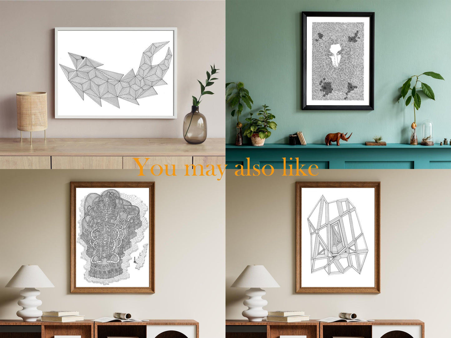 Megacities - Fine Art Print - Wall Art - Gallery Art - Contemporary Art - Modern Art - Abstract Detailed Drawing - Illustration Art