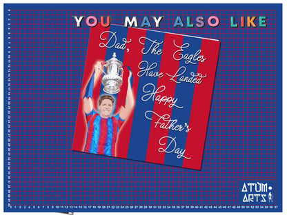 Oliver Glasner Crystal Palace FA Cup Winner Birthday Card - I hope your birthday brings you as much pure joy and happiness as witnessing...