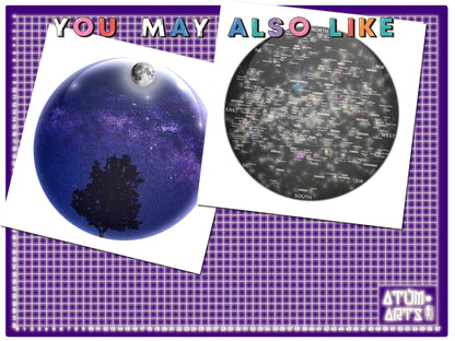Ring Nebula Exo Planet Stargazing Spherical Greetings Card