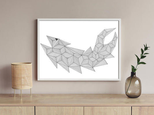 Sea Dragon - Illustration Art - A3 Print